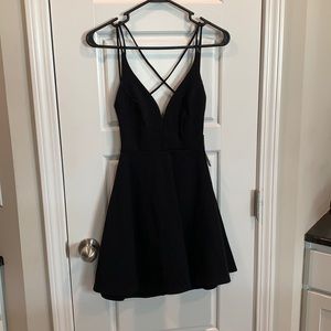 Lulus Strappy Black Dress